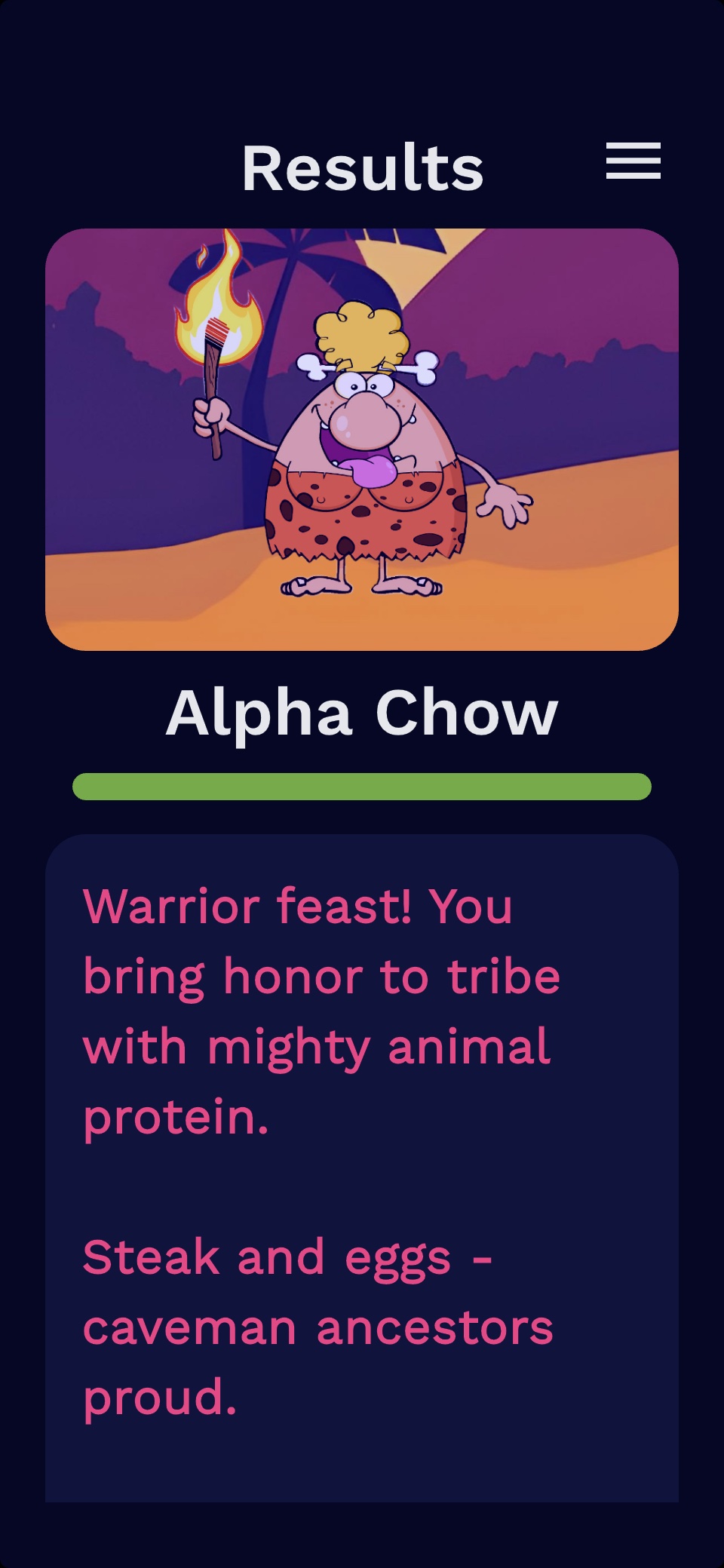 CarnivoreClan.com Fun Food And Fitness Tracker With A Touch Of Savagery.